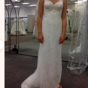 Wedding gown, altered size 10